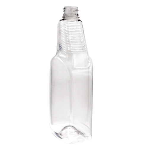 32 oz Clear PET Plastic Trigger Sprayer Bottle, 28 mm Ratchet, 50 Gram