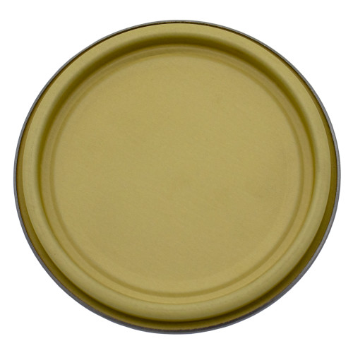 1 Quart Metal Paint Can Lid, 190mm, Beige Epoxy Lined