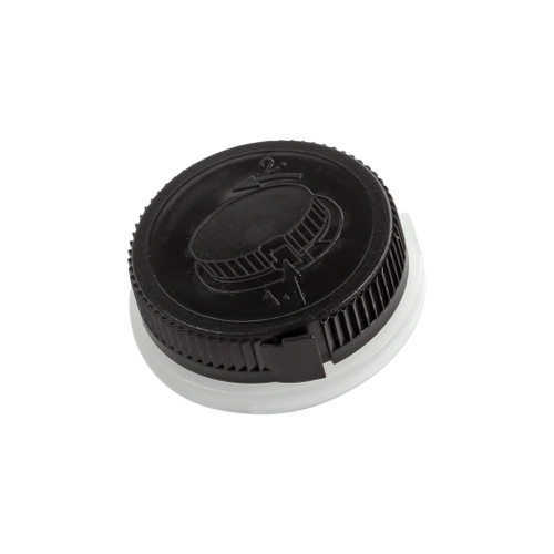 42mm Black PP Plastic REL Child Resistant Stolz Cap, Non Pull Up