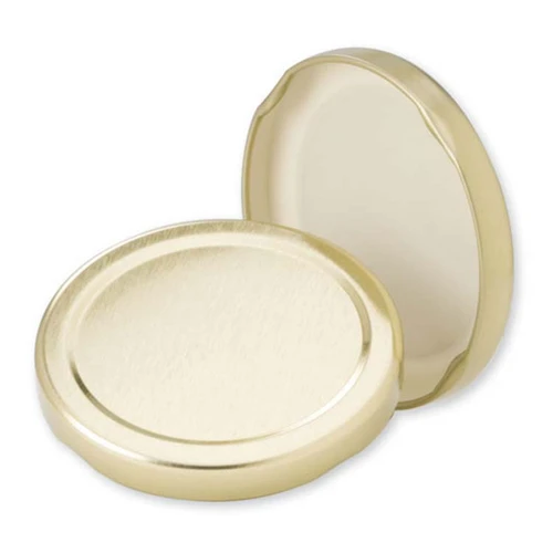 70-2030mm Gold Metal Lug/Twist Cap w/ Plastisol Liner, No Button