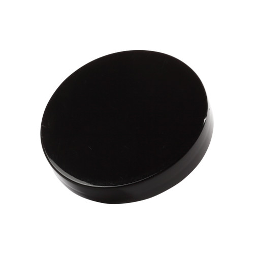 89mm 89-400 Black PP Smooth Top, Smooth Sides Cap with F217 Liner