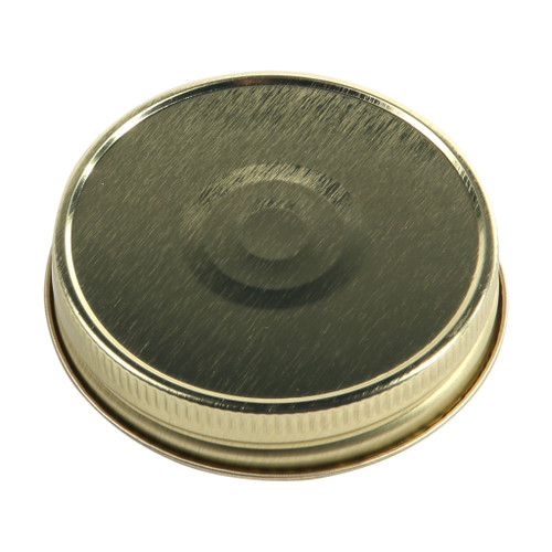 70G-450 Gold Metal Cap w/ Plastisol Liner w/ Button