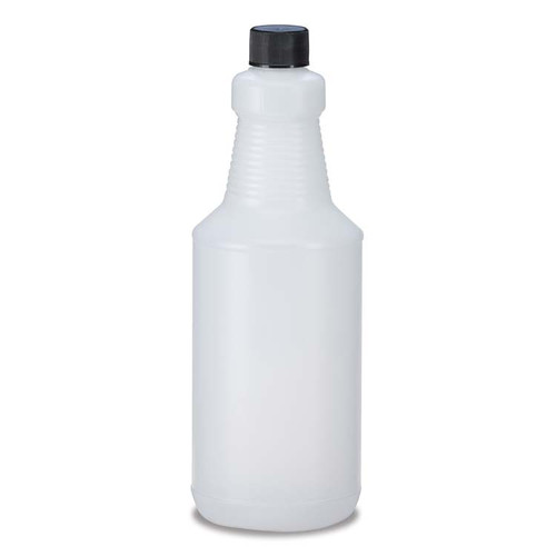 32 oz Natural HDPE Plastic Carafe Decanter Bottle, 28mm 28-410
