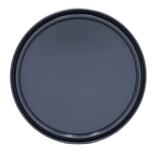 1 Gallon Metal Round Paint Can Cover, Gray Epoxy Lined