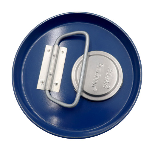 1 Gallon Blue Steel Tight Head Pail, Rust Inhibited Lined, Rieke Prep w/ Dust Cap, UN Rated