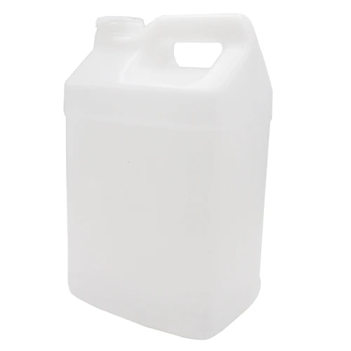 2.5 Gallon Natural HDPE Plastic F-Style Bottle, 63mm, 350 Gram