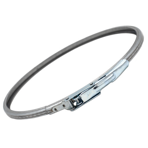 2.5-7 Gallon Galvanized Steel RS Lever Lock Pail Ring for Tubular Gasket