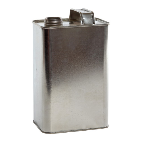 1/2 Gallon Metal F-Style Can, 1 1/4" Alpha Opening, 502 x 718, Unlined, 75/Case