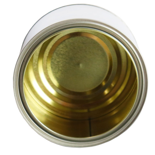 1/2 Gallon Squat Metal Paint Can, Gold Unlined, 610 x 400
