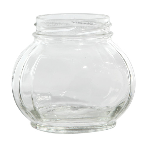 225 ml Flint Glass Facet Jar, 58mm 58-2030, 12x1