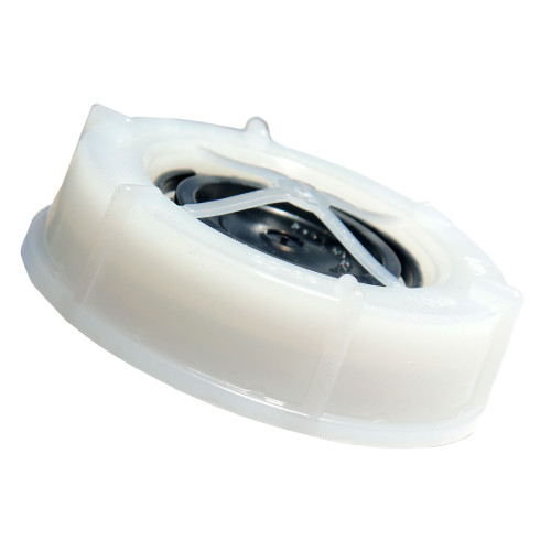 70mm Natural PP Plastic Screw Cap with Pull Up Spout, EPDM Gasket, 6TPI