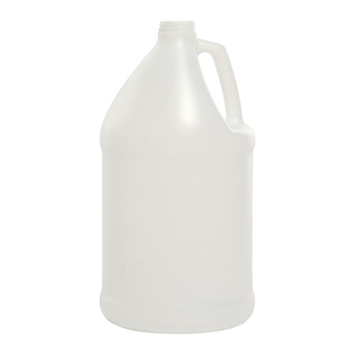 128 oz Natural HDPE Plastic Industrial Round Bottle, Anti-Static, 38mm 38-400, 4x1, 120 Gram, Kraft Box