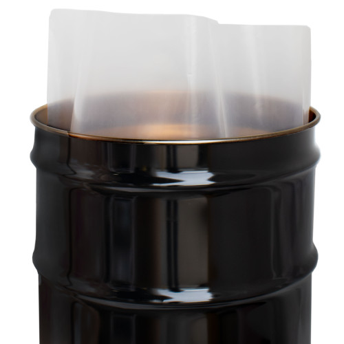 10 Mil LDPE Round Bottom Liner for 55 Gallon Steel Drums