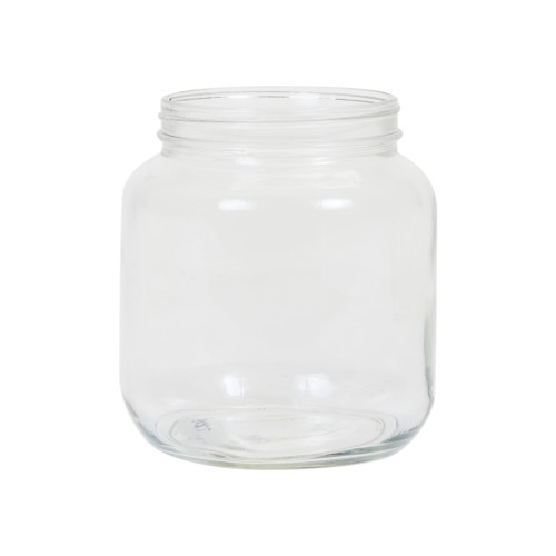 64 oz Flint Glass Wide Mouth Jar, 110mm 110-405, 6x1