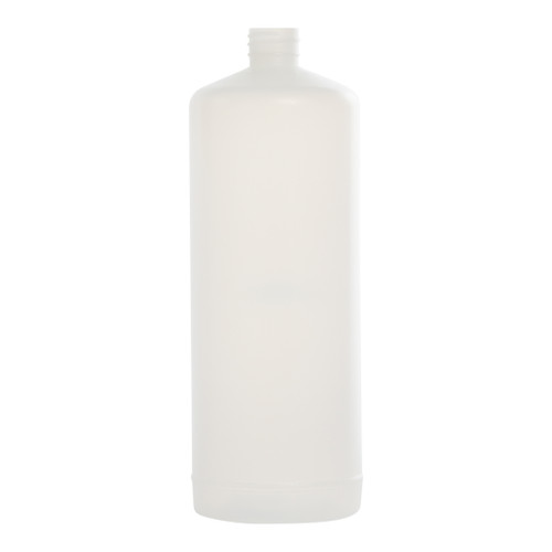 1000 cc Natural HDPE Plastic Serum Cylinder Bottle, 28mm 28-2710, 12x1, 72 Gram, White Box w/ Dividers