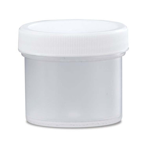 2 oz Natural PP Plastic Straight Side Jar, 53mm 53-400