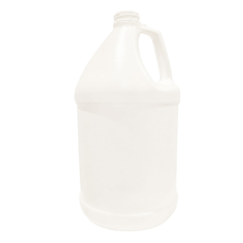 128 oz Natural HDPE Plastic Industrial Round Bottle, 38mm 38-400, 100 Gram