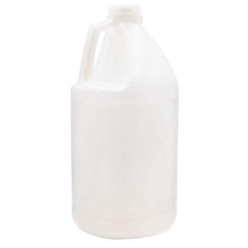 64 oz Natural HDPE Industrial Round Bottle, 38mm 38-400, 65 Gram, 90 Count Bagged