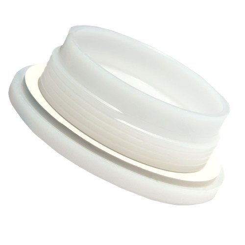 2" Natural PP NPS Plug with EPDM Gasket