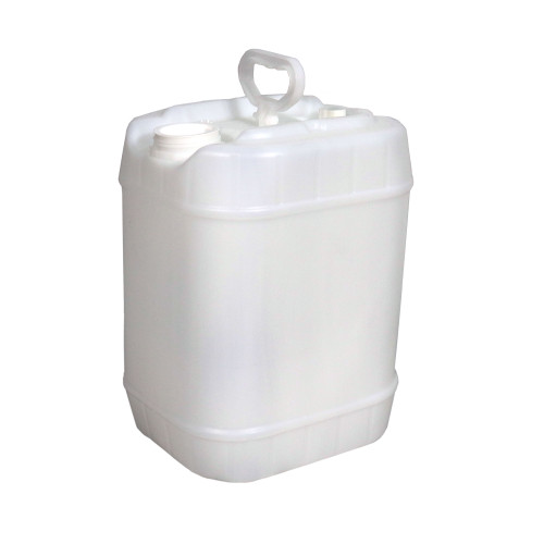 5 Gallon Natural HDPE Plastic Tight Head Pail, 70 mm 6TPI, Closed 28mm Vent Stem w/Cap, Swing Handle, UN Rated