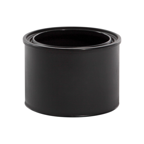 1/2 Liter Black Polypropylene Plastic Can, 404x302 (Bulk Pallet)