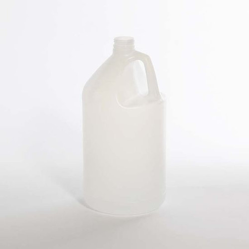 128 oz Natural HDPE Plastic Industrial Round Bottle, 38mm 38-400, 120 Gram