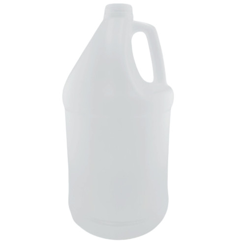128 oz Natural HDPE Plastic Industrial Round Bottle, 38mm 38-400, 120 Gram