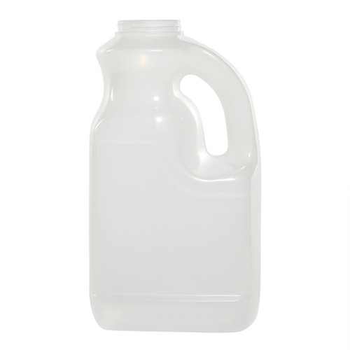 128 oz Natural PP Plastic Econolite II Hot Fill Bottle, 63mm 63-400, 4x1, 160 Gram