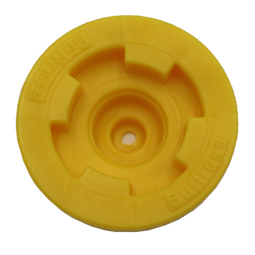 2" Yellow PP Plastic Buttress Plug