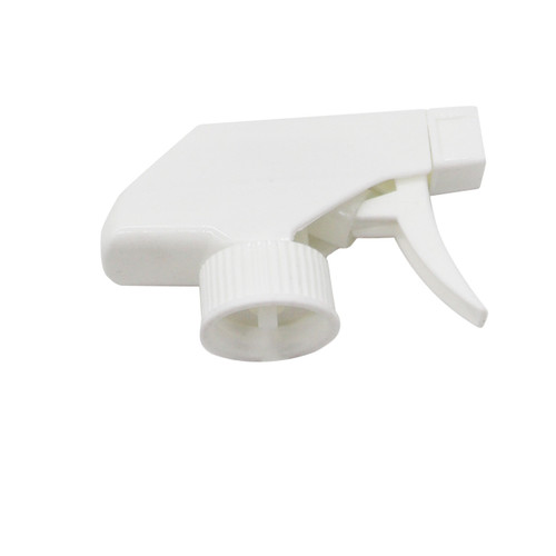 28mm 28-400 White PP Trigger Off Sprayer, Foam Gasket with 9 1/2" Dip Tube, .8cc Output