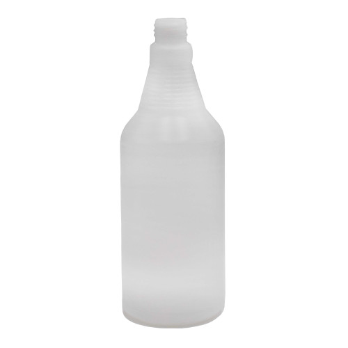 32 oz Natural HDPE Plastic Ring Neck Carafe Bottle, 28mm 28-410, 50 Gram