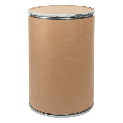 41 Gallon Kraft Fiber Open Head Drum, Fiber Cover, Lok-Rim