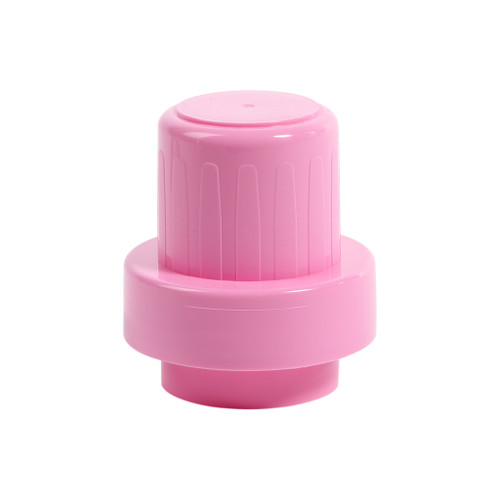 51mm 6TPI Pink PP Plastic Drainback Fabric Softener Cap, 6 TPI, Foam Liner with Fill Lines