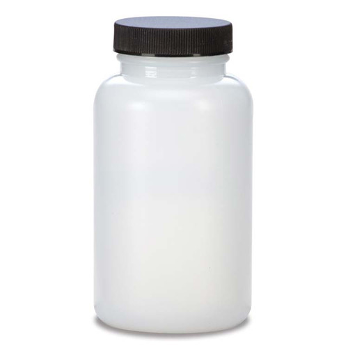 250 cc Natural HDPE Plastic Round Packer Bottle, 45mm 45-400, 26.3 Gram
