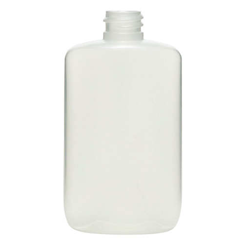 1.25 oz Natural LDPE Plastic Oval Bottle, 18mm 18-410, 8.5 Gram