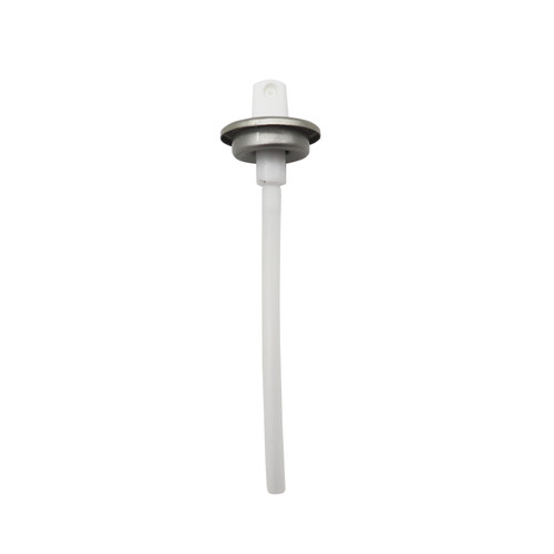 6 oz White PP Plastic 360 Degree Aerosol Valve Sprayer w/ 4-20/32" Dip Tube