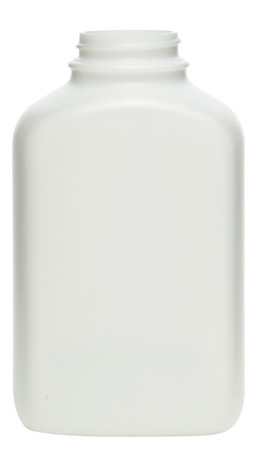 125 cc Natural HDPE Plastic Wide Mouth Oblong Packer Bottle, 38mm 38-400, 14 Gram