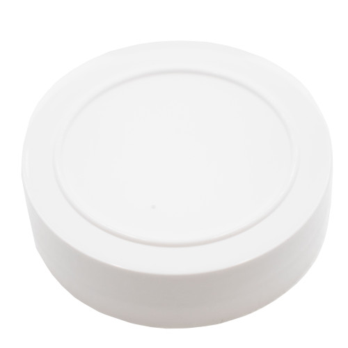 63mm 63-485 White PP Plastic Screw Top Spice Cap, Unlined, 63mm Diameter Opening