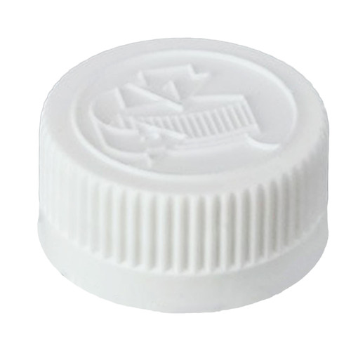 28mm 28-400 White PP Plastic Child Resistant Cap with F217 & PS22 Plain Liner, Pictorial