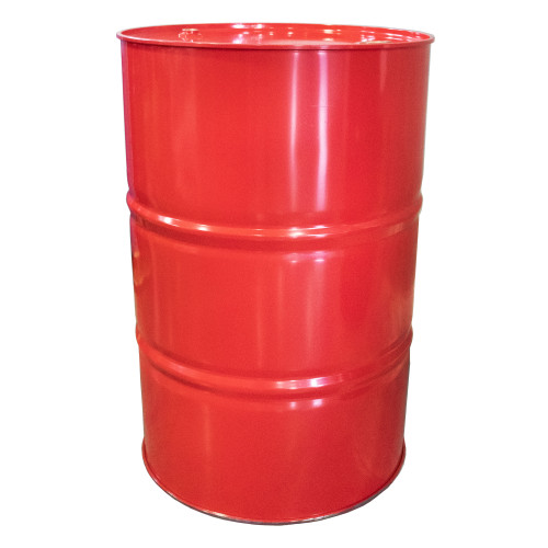 55 Gallon Tomato Red Tight Head 100% Steel Drum, Phenolic Lining, 2" & 3/4" Tri-Sure® Fitting, Un Rated