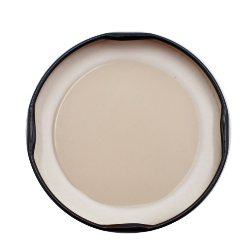 63mm Black Metal Twist Cap, Plastisol Liner, No Button