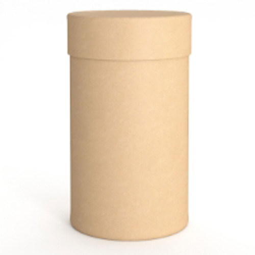 8 Gallon Kraft All-Fiber Open Head Drum, w/ Slip On Cover
