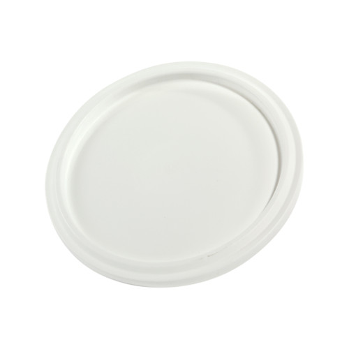 1.5 - 3 Gallon White LLDPE Plastic Dry Seal Pail Snap-On Pail Cover