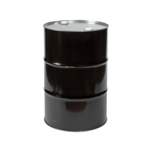 55 Gallon Black Steel Tight Head Composite Drum, Unlined, Galvanized Cover, 2" & 2" Fitting, EPDM Gaskets, UN Rated