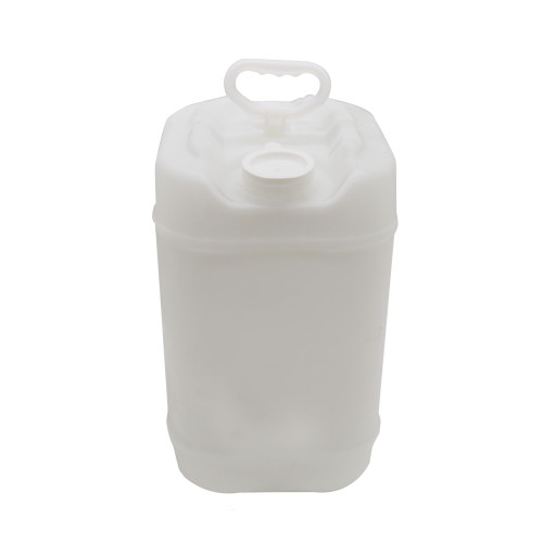 20 Liter Natural HDPE Plastic Square Tight Head Pail, Swing Handle, 70 mm & Closed Vent, UN Rated