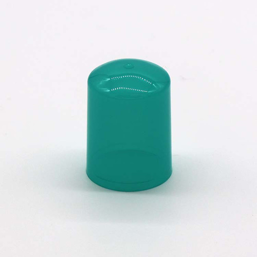33mm Green PP Plastic Overcap, Trans-Parent Green