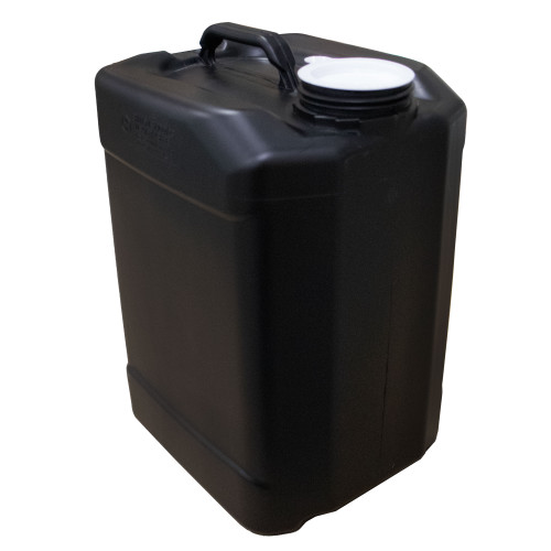 10 Liter Black HDPE Plastic Tight Head Pail, 70mm Tamper Evident, 6TPI, 285 Gram, UN Rated