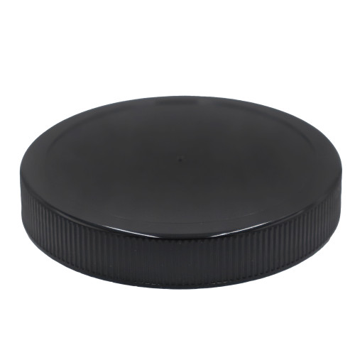 89mm, 89-400 Black PP Plastic Cap w/ SureSeal Liner
