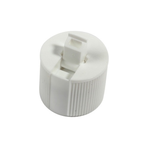 28mm 28-410 White PP Plastic Flip Top Cap w/ PS 326 Heat Seal U-10 for PE