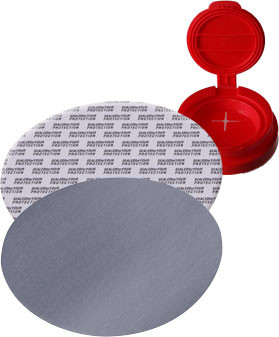 120mm White HDPE Plastic Snap-It Wipe Lid, FS1-19 Liner, #3 Orifice